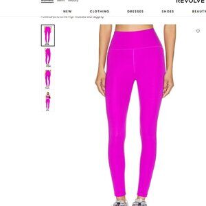 Beyond yoga High Waisted hot pink workout yoga pants leggings size small